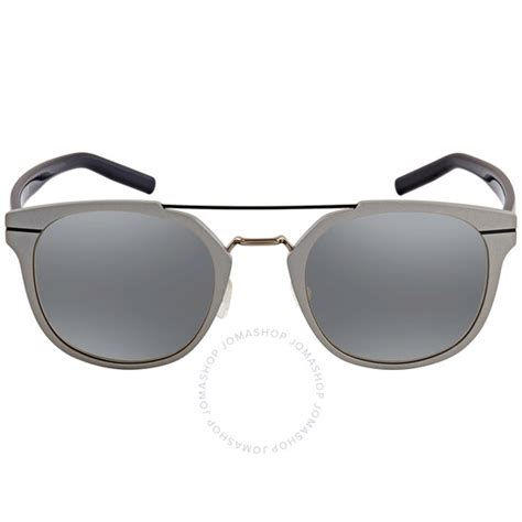 NEW DIOR AL13.5 0UFO/M3 Sunglasses, Matte Silver / Grey 